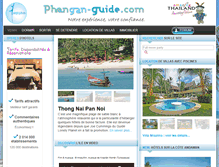 Tablet Screenshot of phangan-guide.com